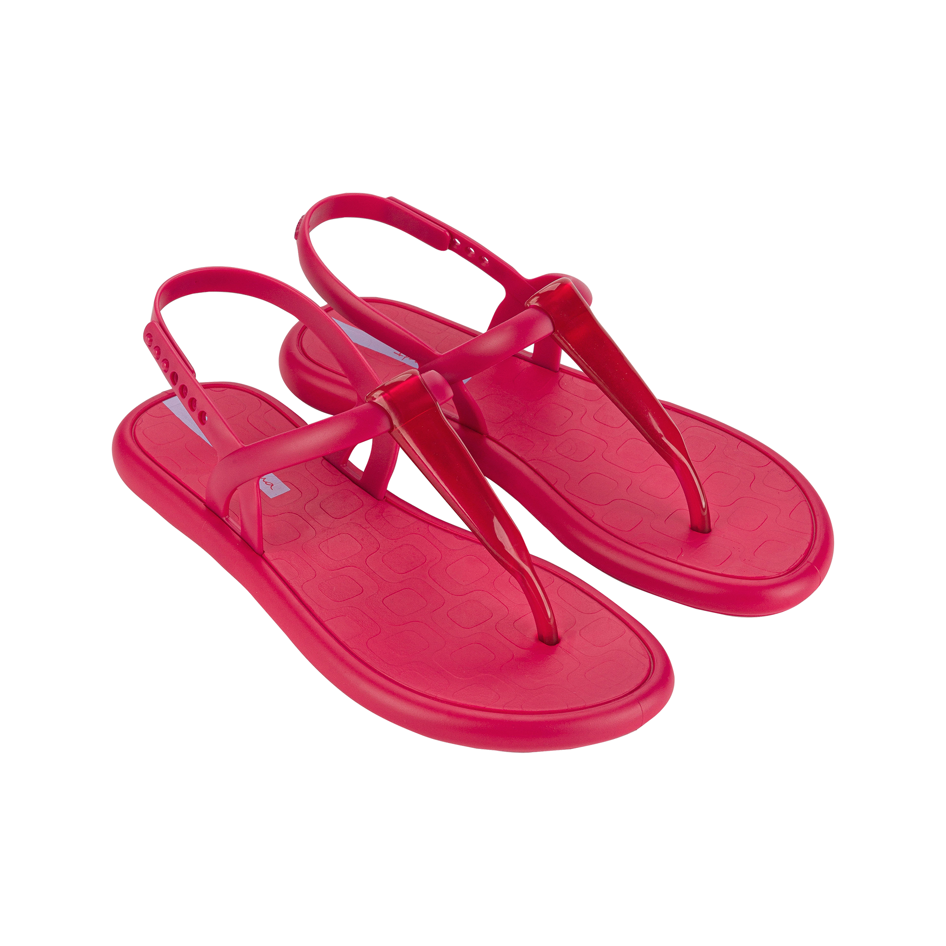 Ipanema Glossy Sandal Thong Flat Slingback Sandals in Blue Ipanema Glossy Sandal Thong Flat Slingback Sandals in Blue